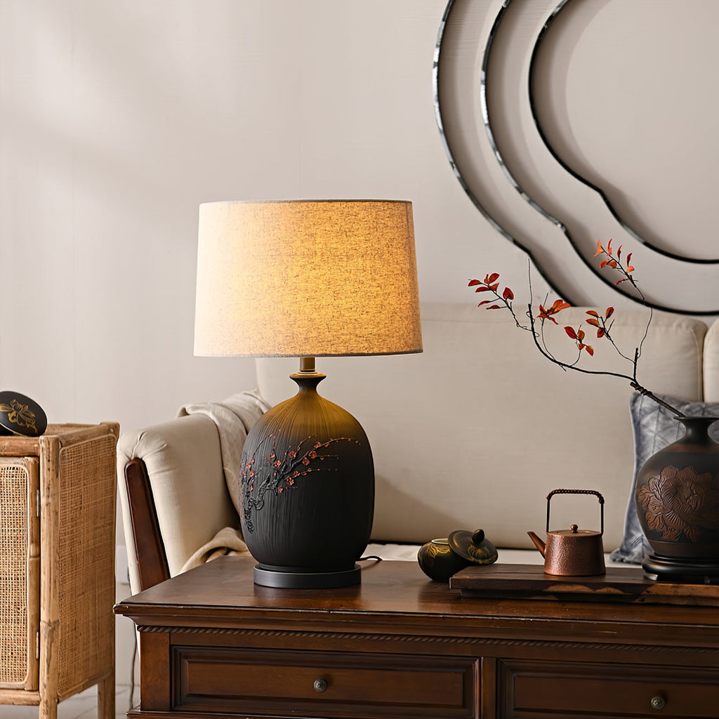 WHITBY PLUMSTONE GLOBE TABLE LANTERN