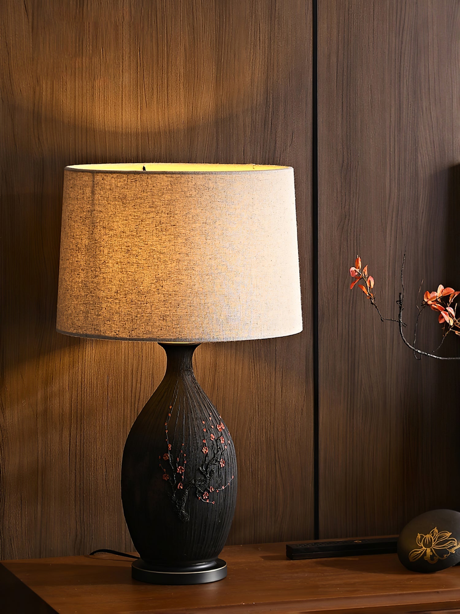 WHITBY PLUMSTONE GLOBE TABLE LANTERN