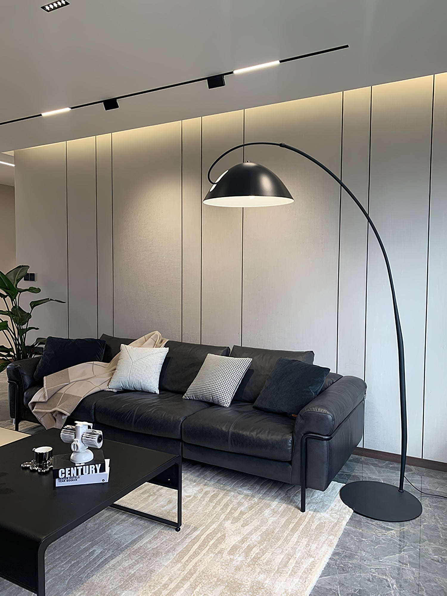 FENWICK TAPERED SILK FLOOR LANTERN
