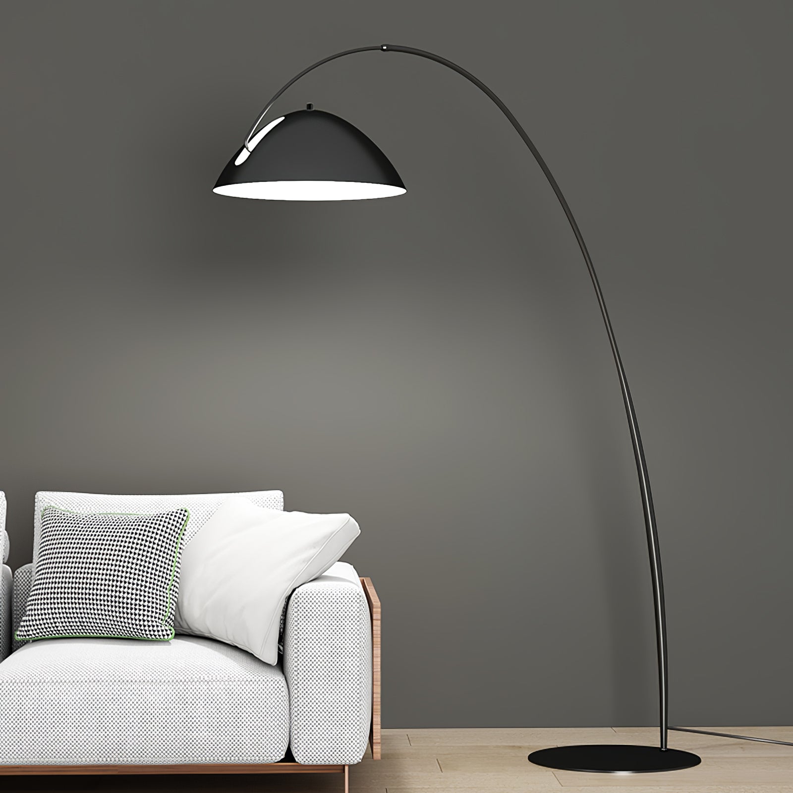 FENWICK TAPERED SILK FLOOR LANTERN