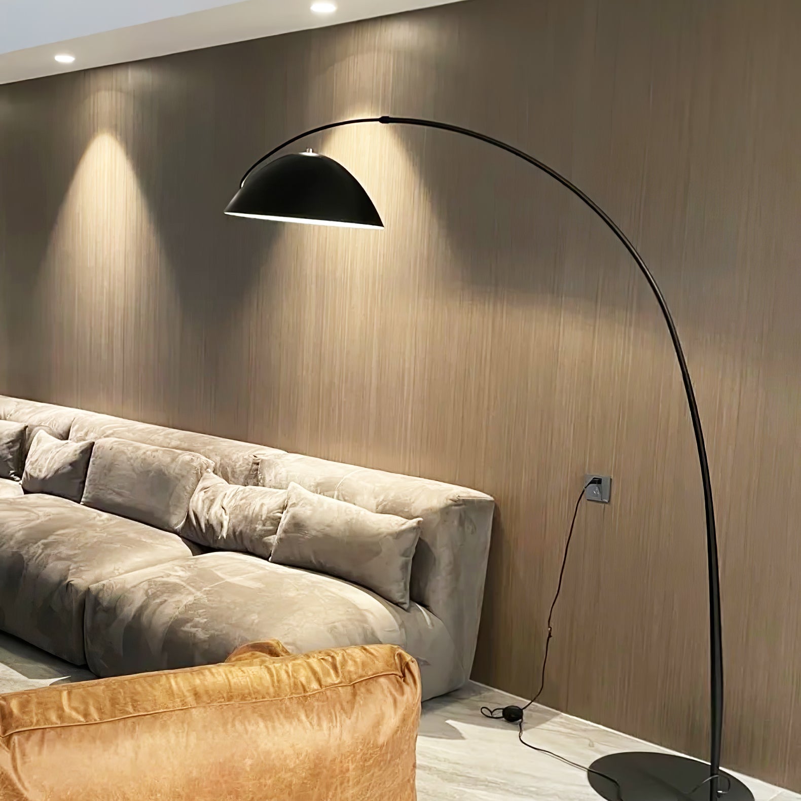 FENWICK TAPERED SILK FLOOR LANTERN