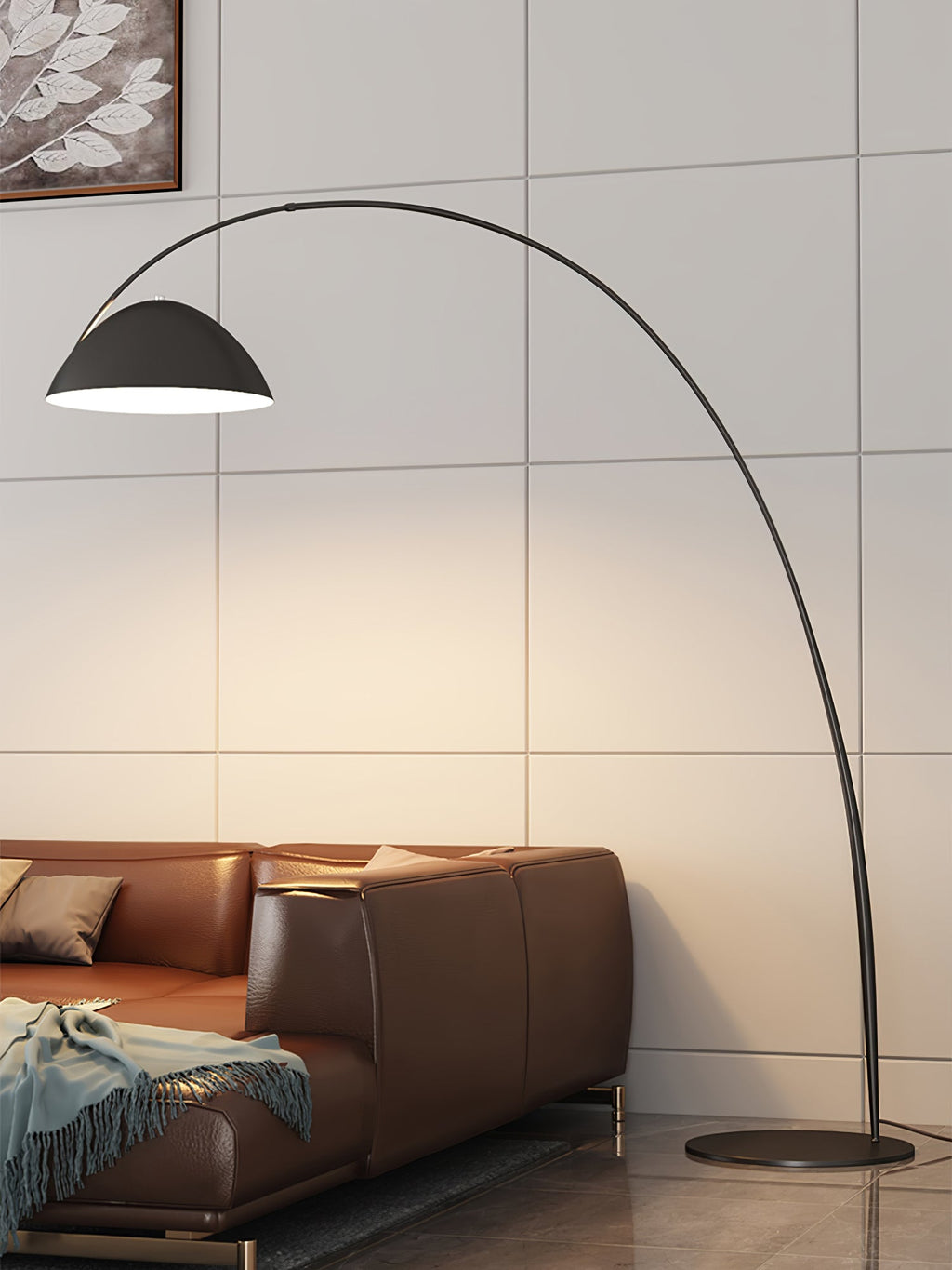 FENWICK TAPERED SILK FLOOR LANTERN