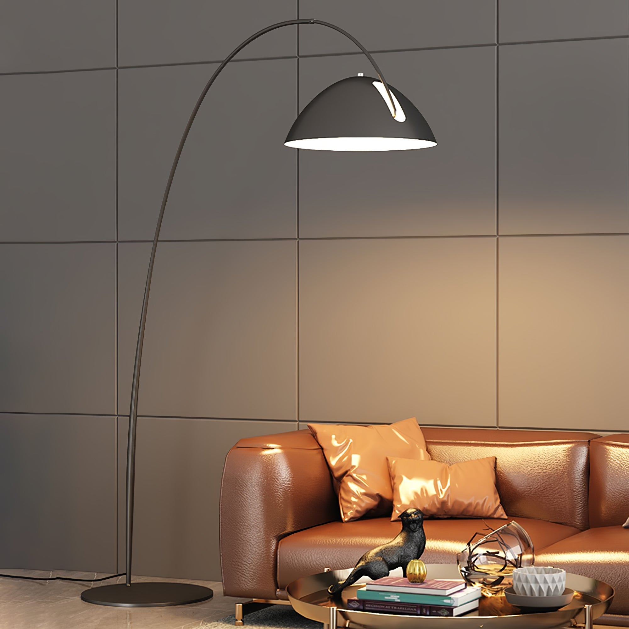 FENWICK TAPERED SILK FLOOR LANTERN