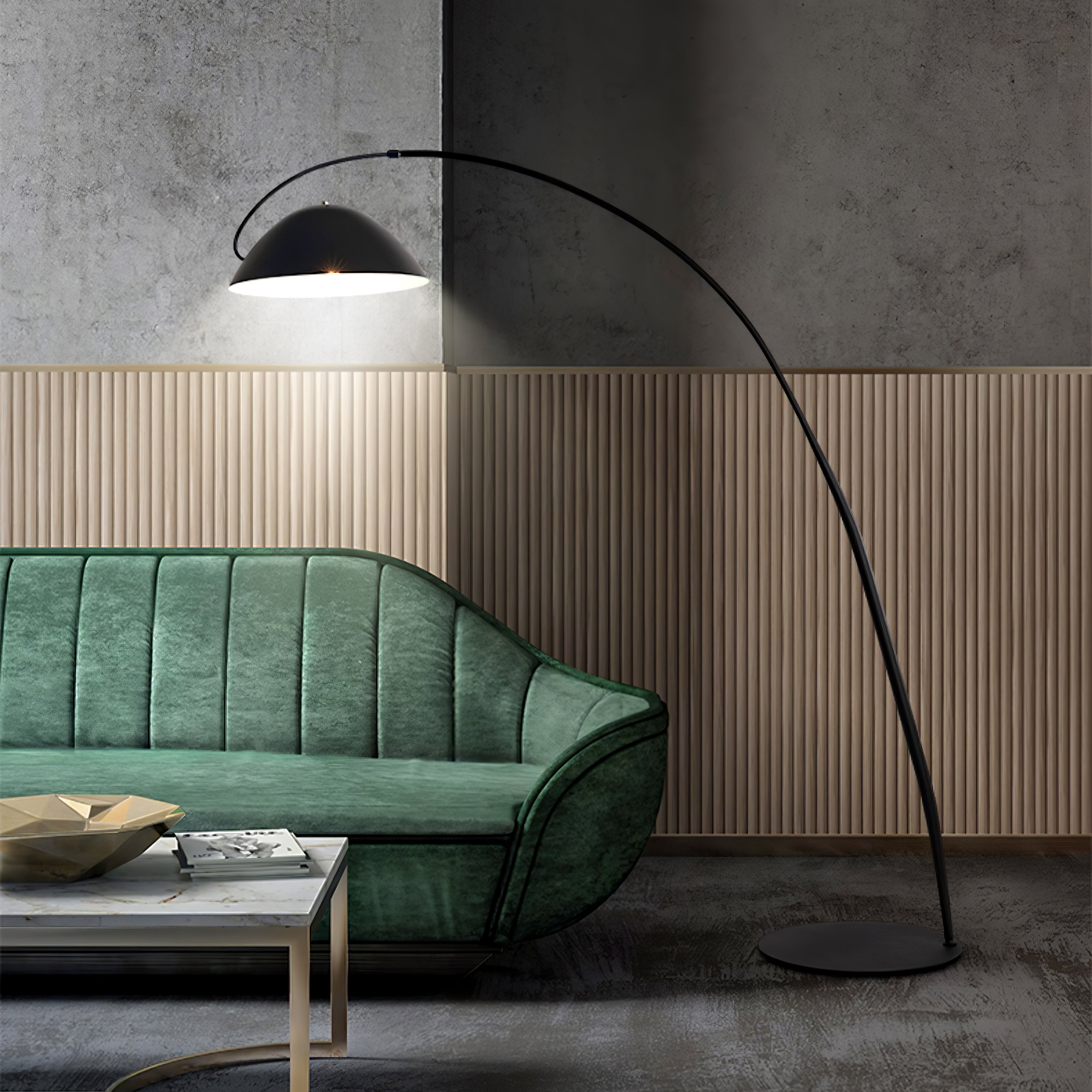 FENWICK TAPERED SILK FLOOR LANTERN