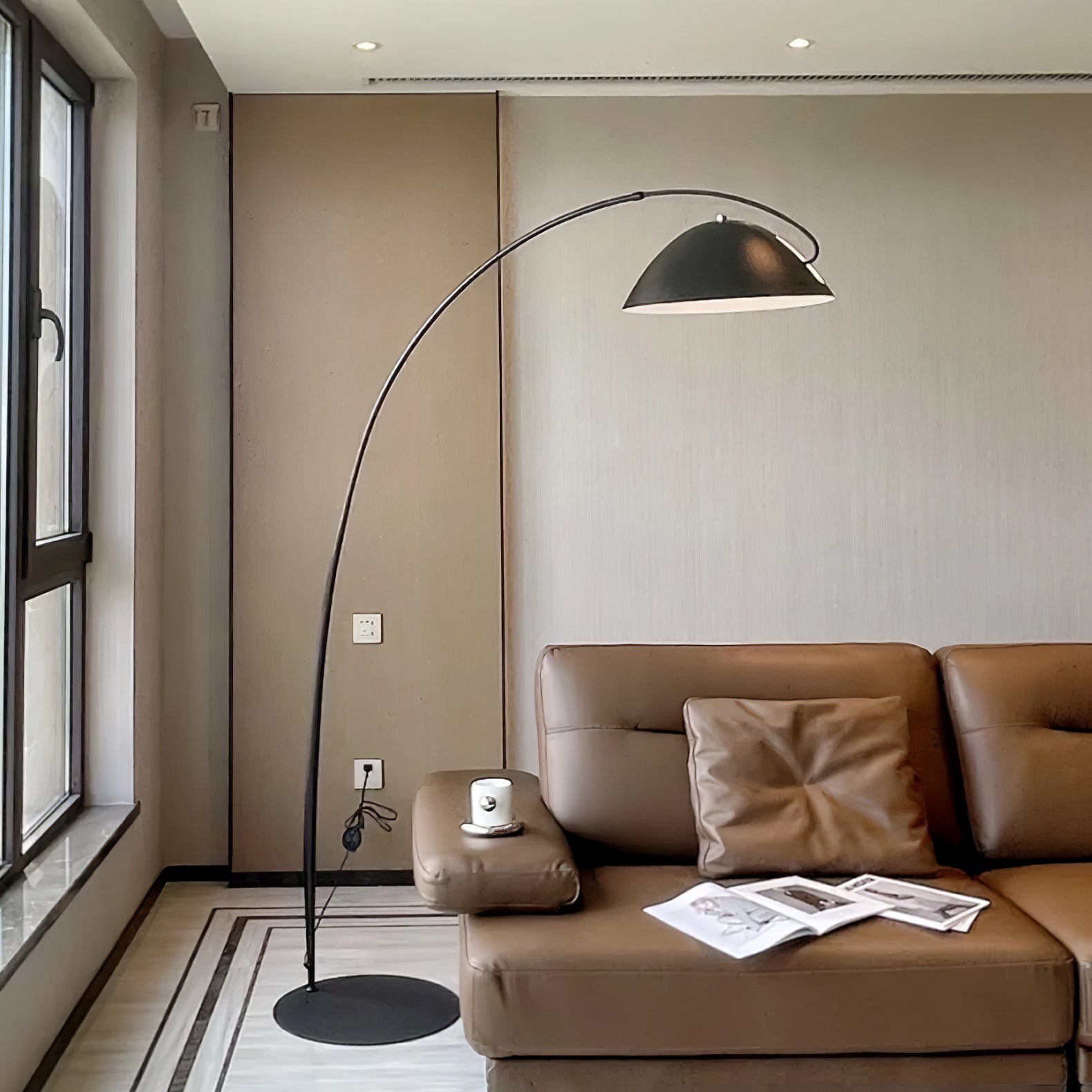 FENWICK TAPERED SILK FLOOR LANTERN