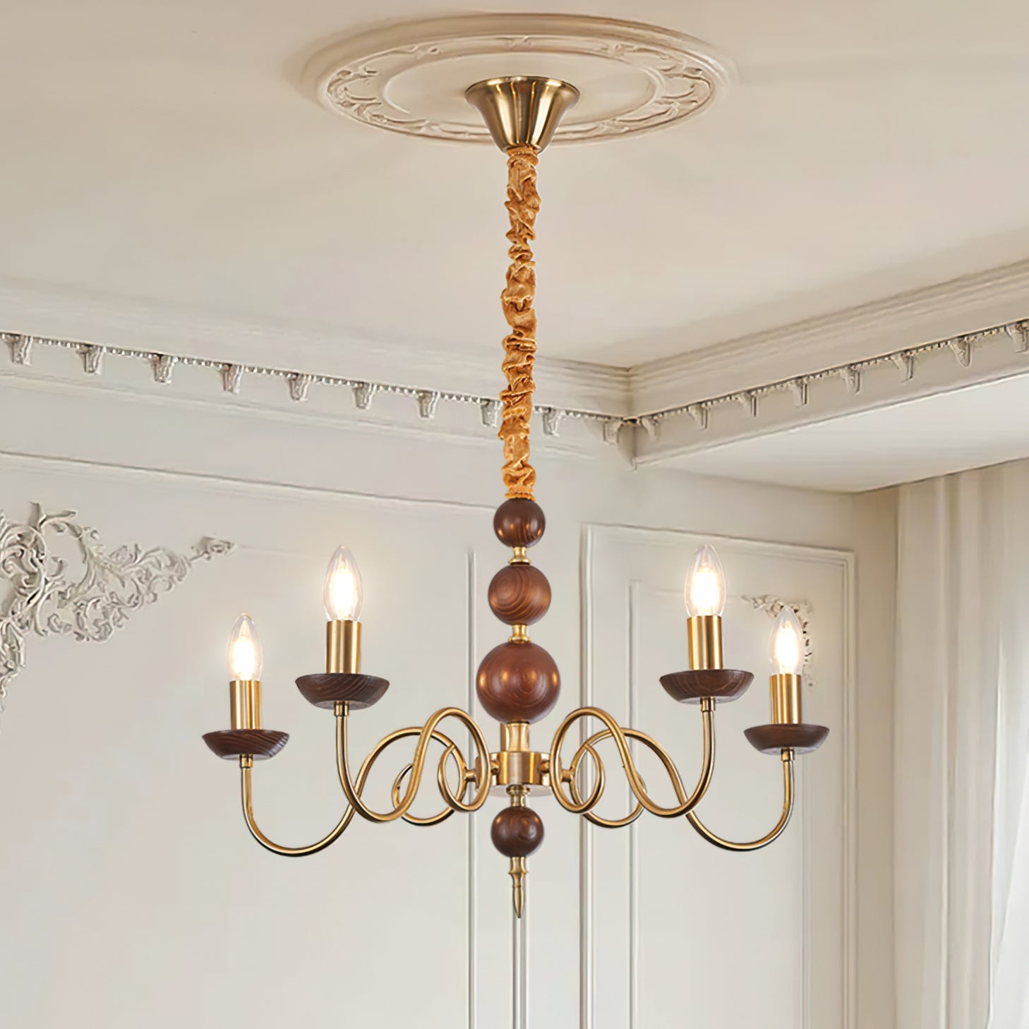 VIOLETTE FEATHERED LUMINAIRE