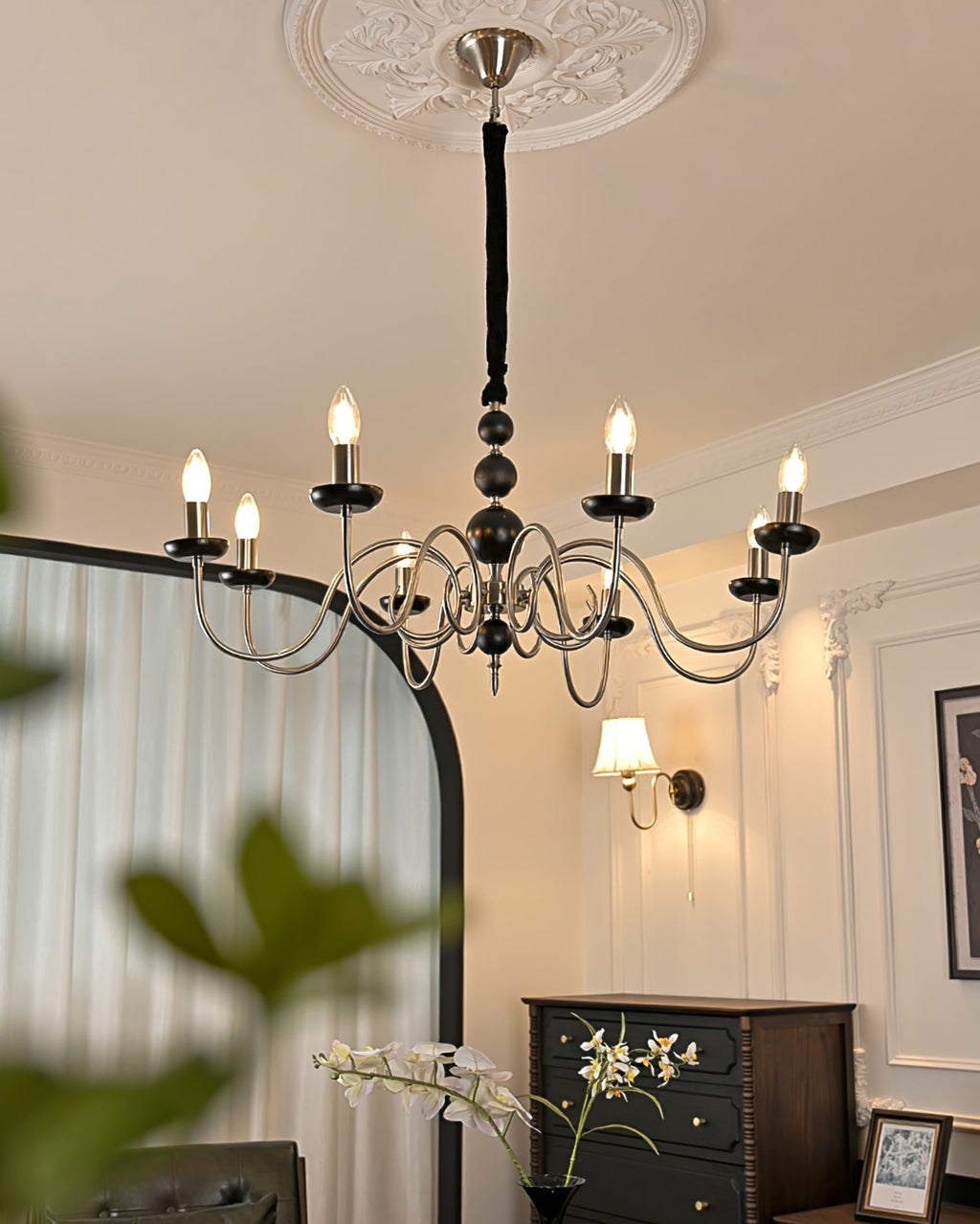 VIOLETTE FEATHERED LUMINAIRE