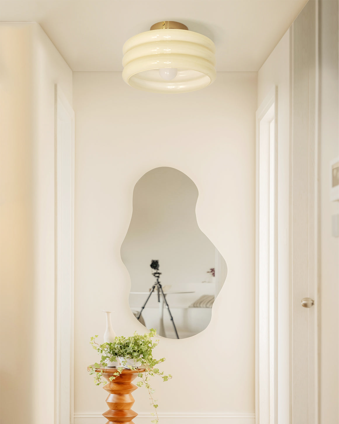 BRAMBLETON FROSTED GLASS HANGING LANTERN