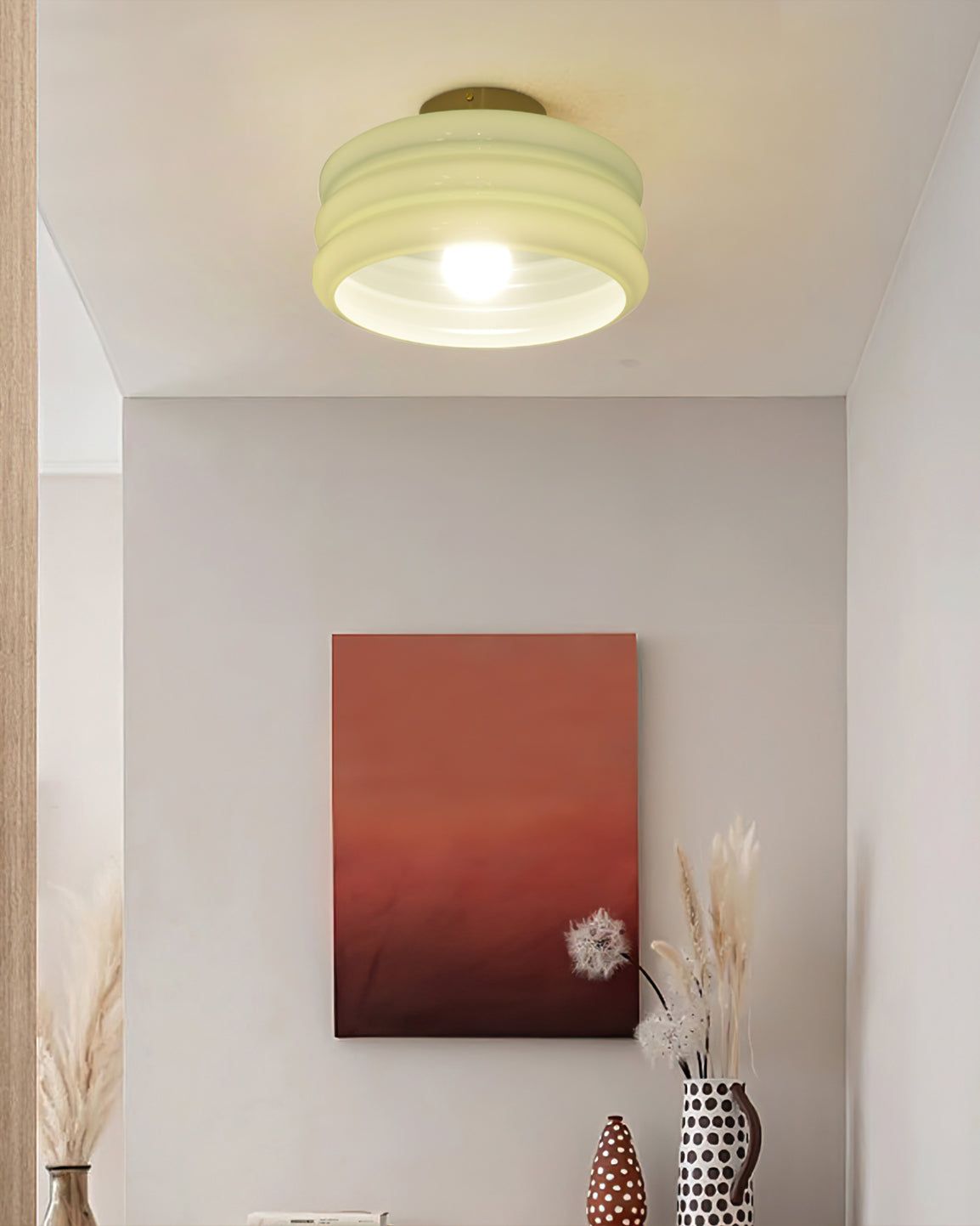 BRAMBLETON FROSTED GLASS HANGING LANTERN