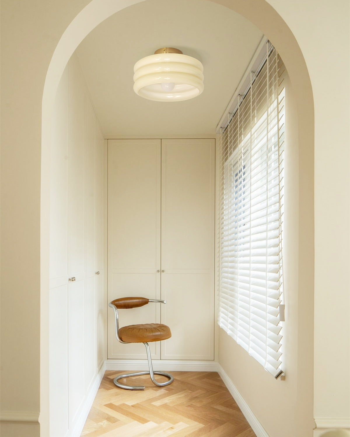 BRAMBLETON FROSTED GLASS HANGING LANTERN