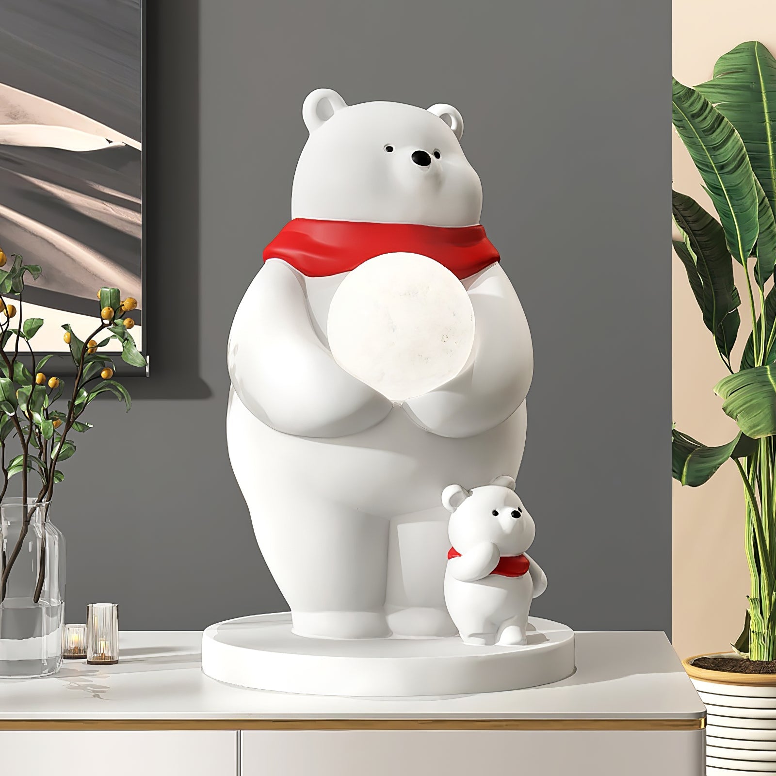 ARCTIC WHIMSY ILLUMINATED TABLE ACCENT