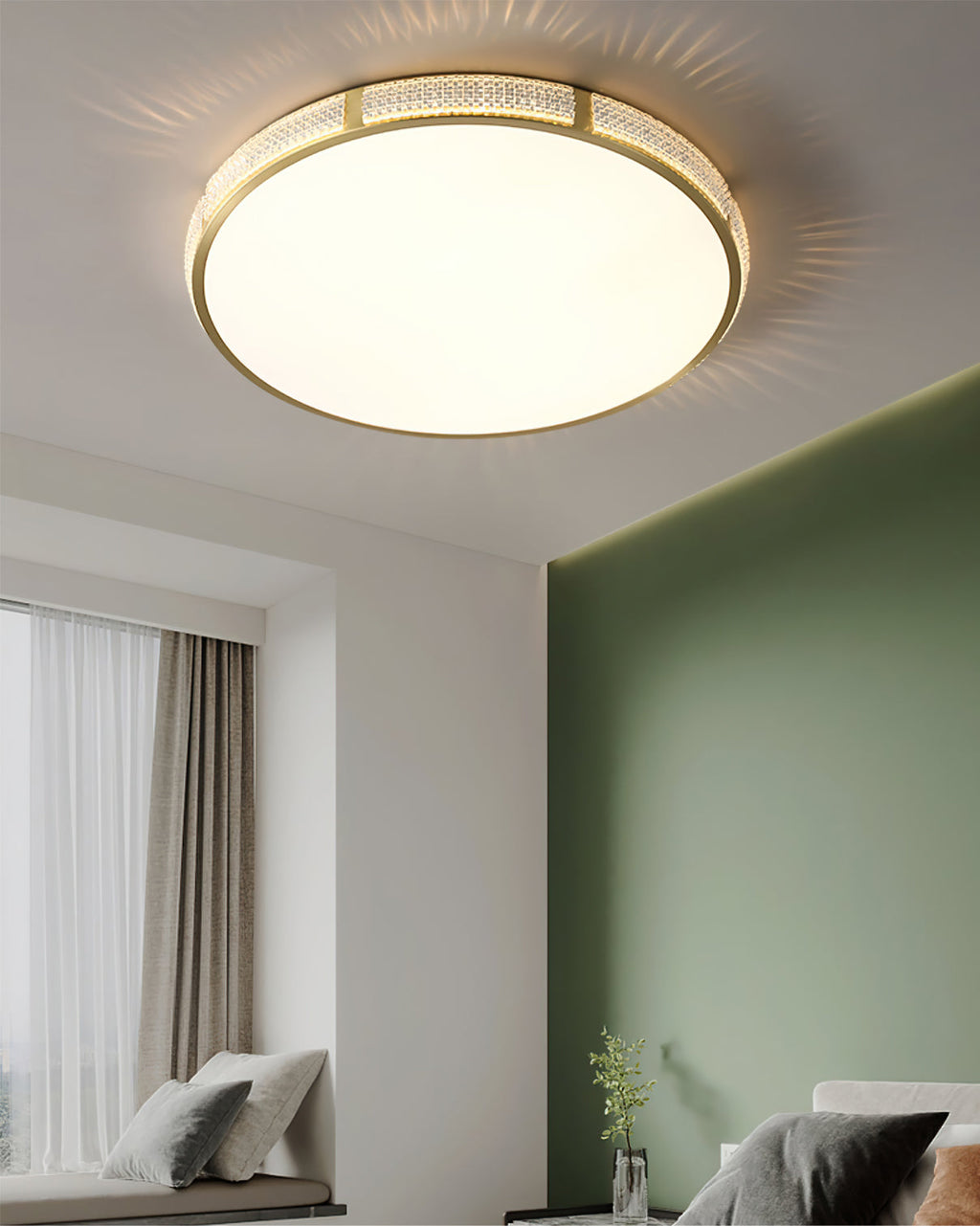 FENWICK HEMISPHERICAL GLOW CEILING FIXTURE