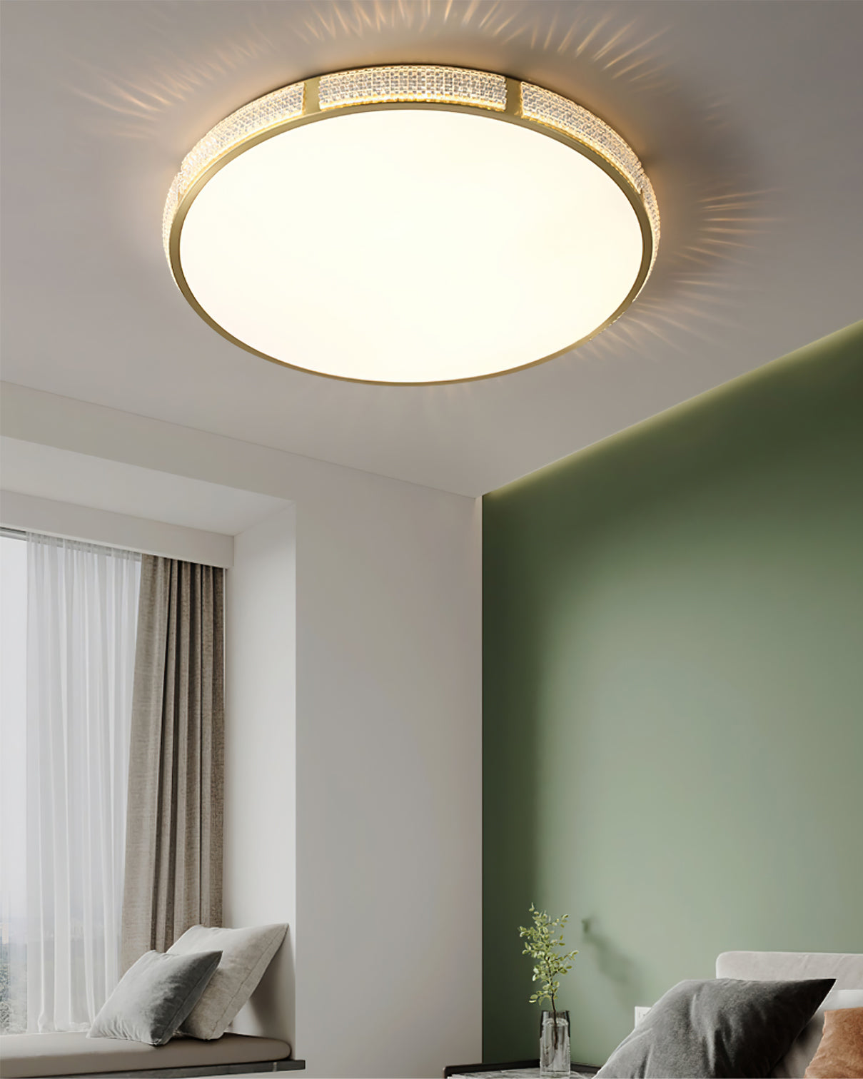 FENWICK HEMISPHERICAL GLOW CEILING FIXTURE