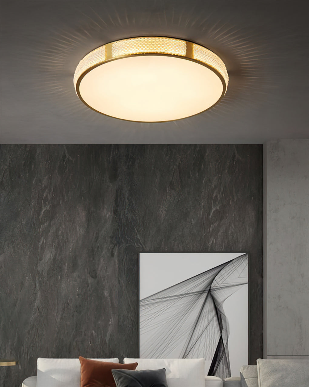 FENWICK HEMISPHERICAL GLOW CEILING FIXTURE