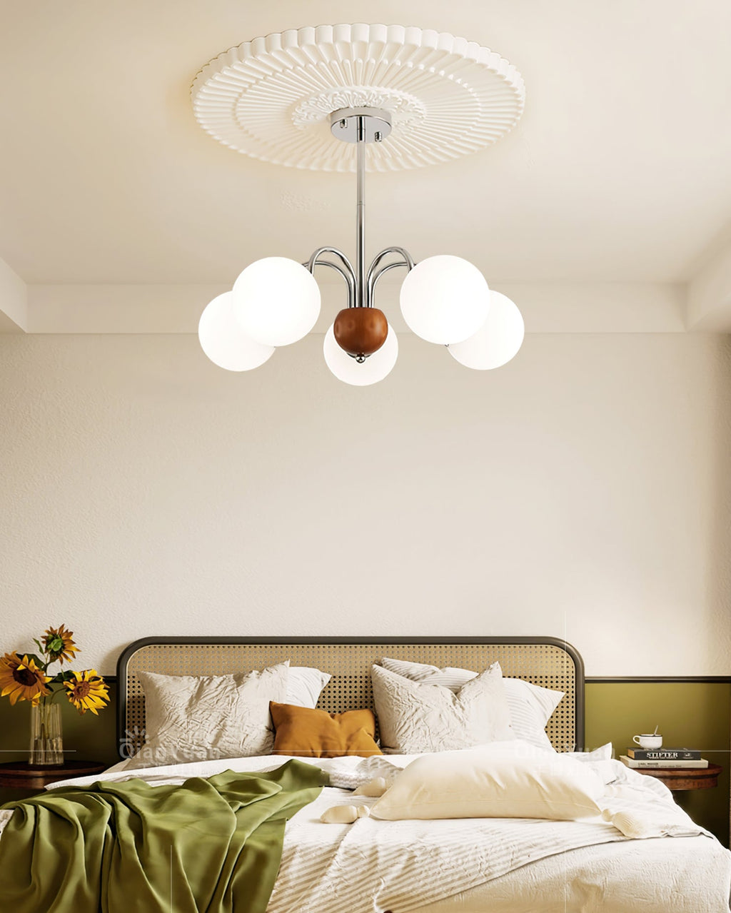 WINTHROP SILVER GLEAMING CEILING LANTERN