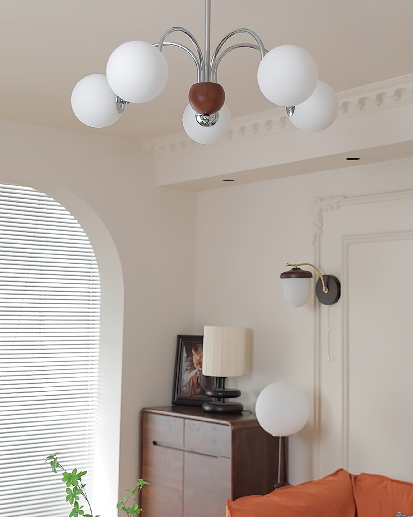 WINTHROP SILVER GLEAMING CEILING LANTERN