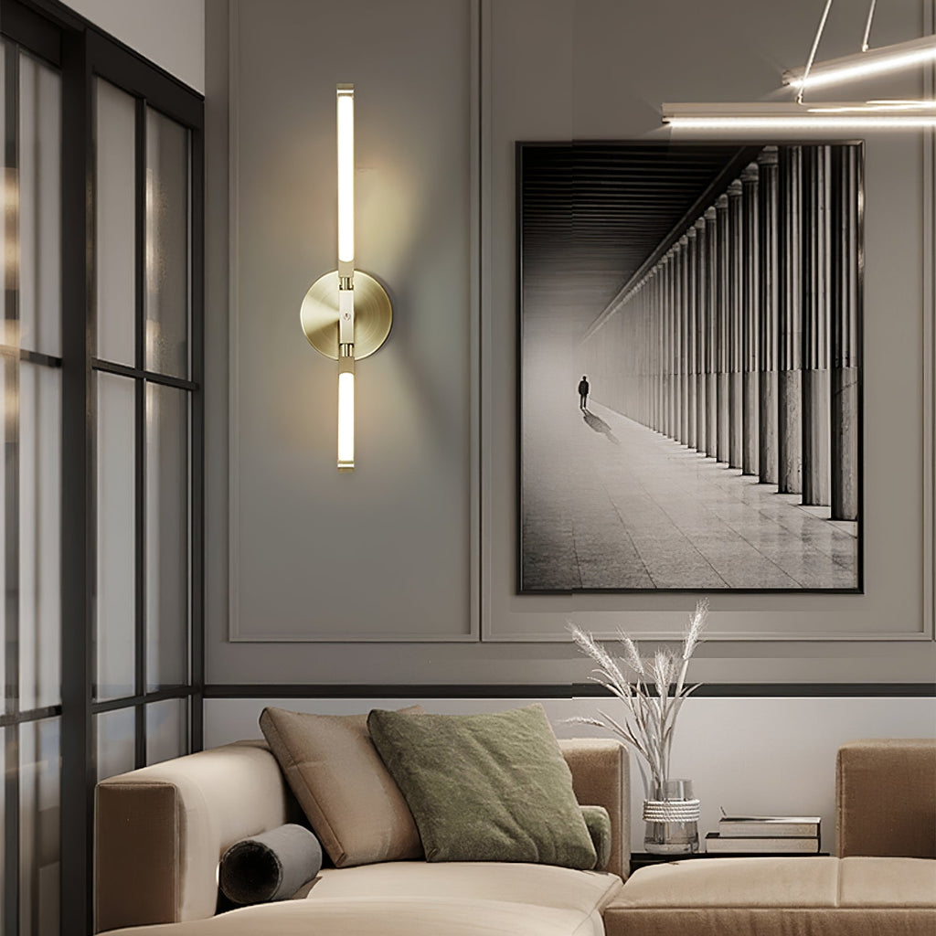 CLARINGTON RUSTIC FROSTED GLASS WALL SCONCE