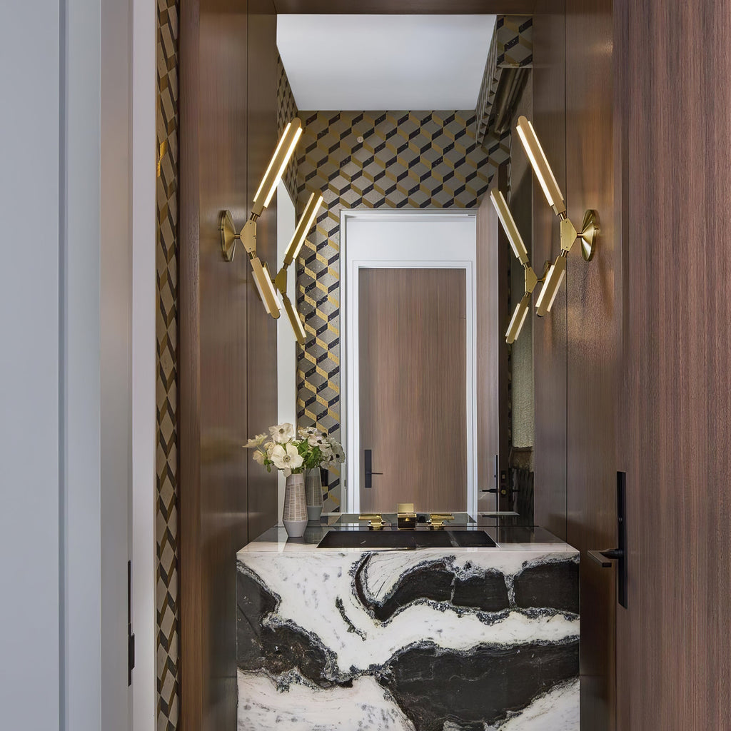 CLARINGTON RUSTIC FROSTED GLASS WALL SCONCE
