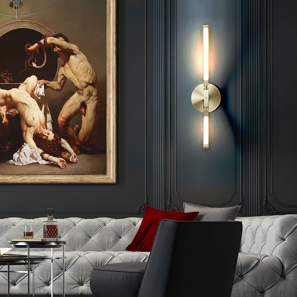 CLARINGTON RUSTIC FROSTED GLASS WALL SCONCE