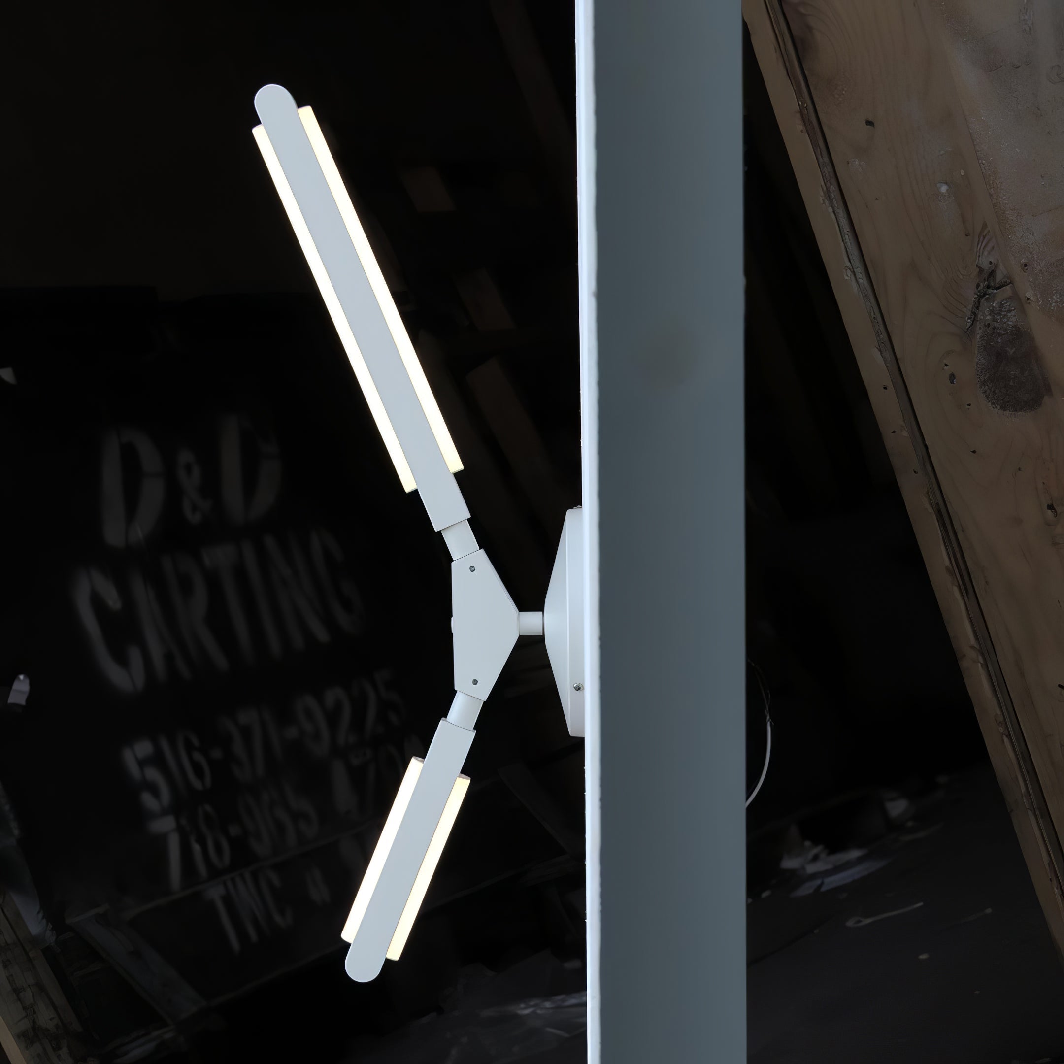 CLARINGTON RUSTIC FROSTED GLASS WALL SCONCE