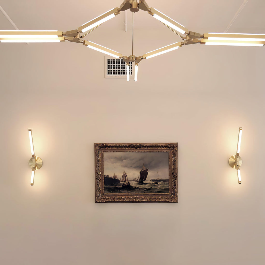 CLARINGTON RUSTIC FROSTED GLASS WALL SCONCE