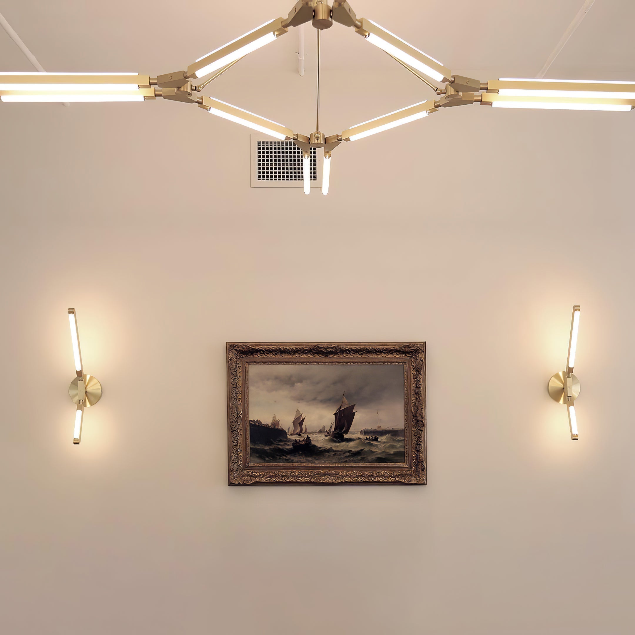 CLARINGTON RUSTIC FROSTED GLASS WALL SCONCE