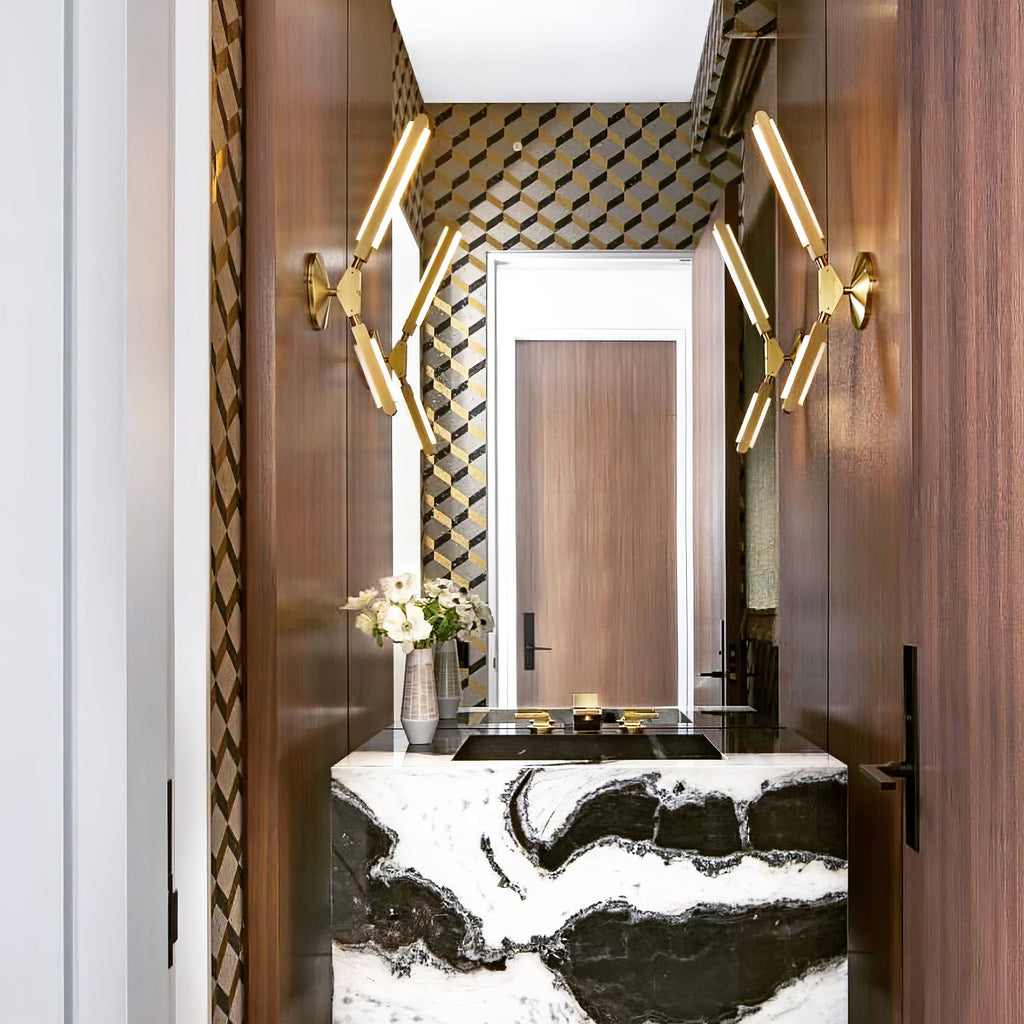CLARINGTON RUSTIC FROSTED GLASS WALL SCONCE