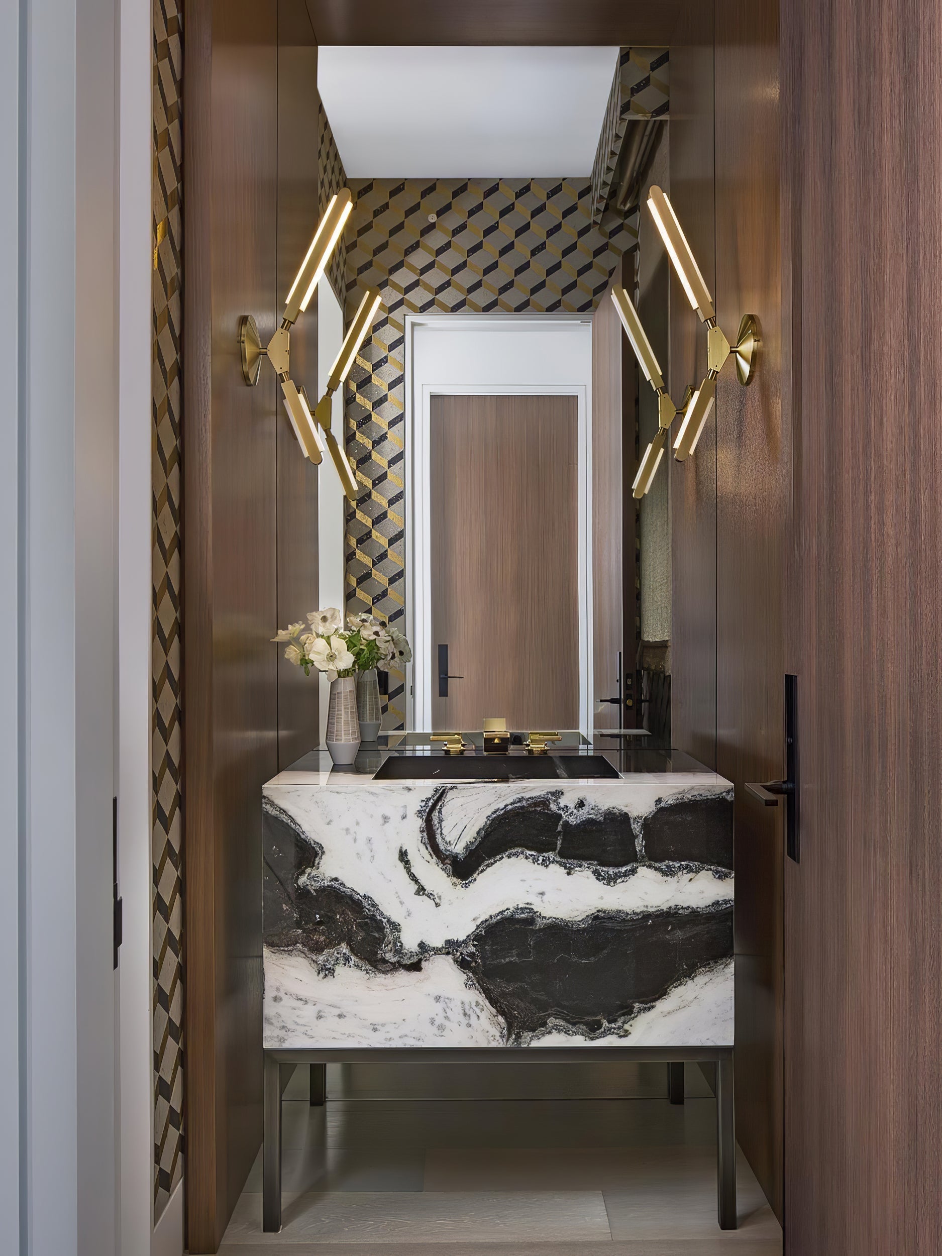 CLARINGTON RUSTIC FROSTED GLASS WALL SCONCE