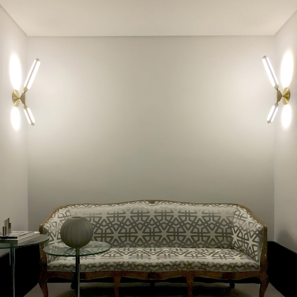 CLARINGTON RUSTIC FROSTED GLASS WALL SCONCE