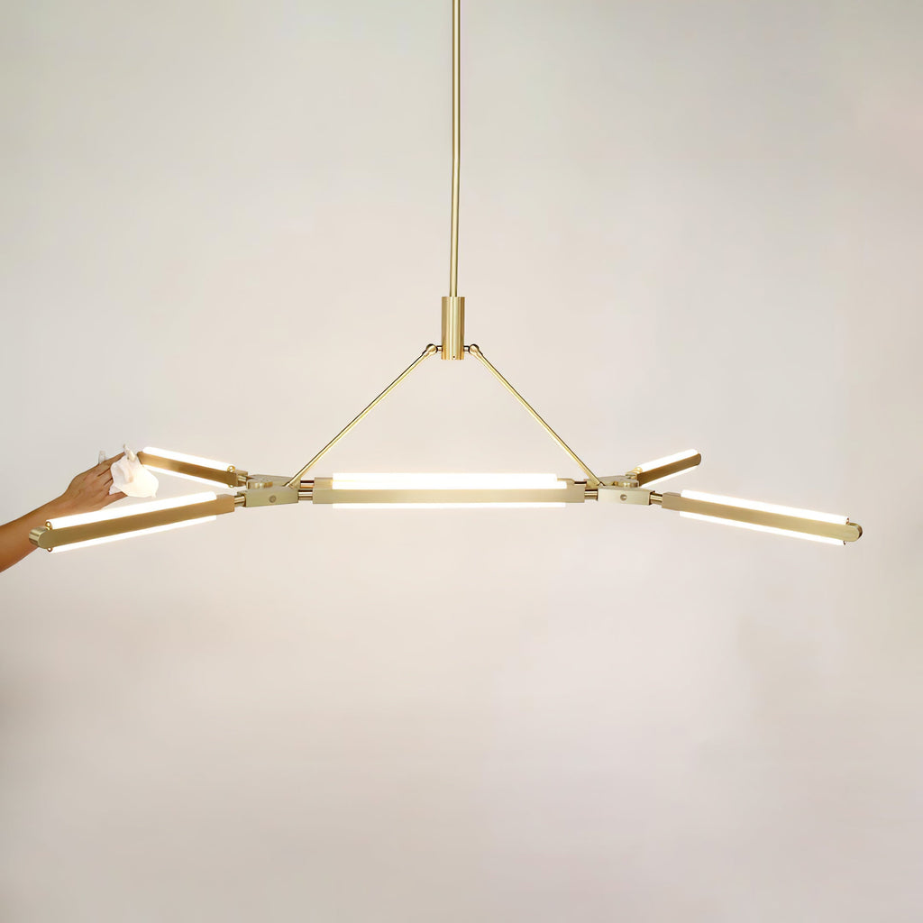 CHARLESTON DAISY CRYSTAL LUMINAIRE