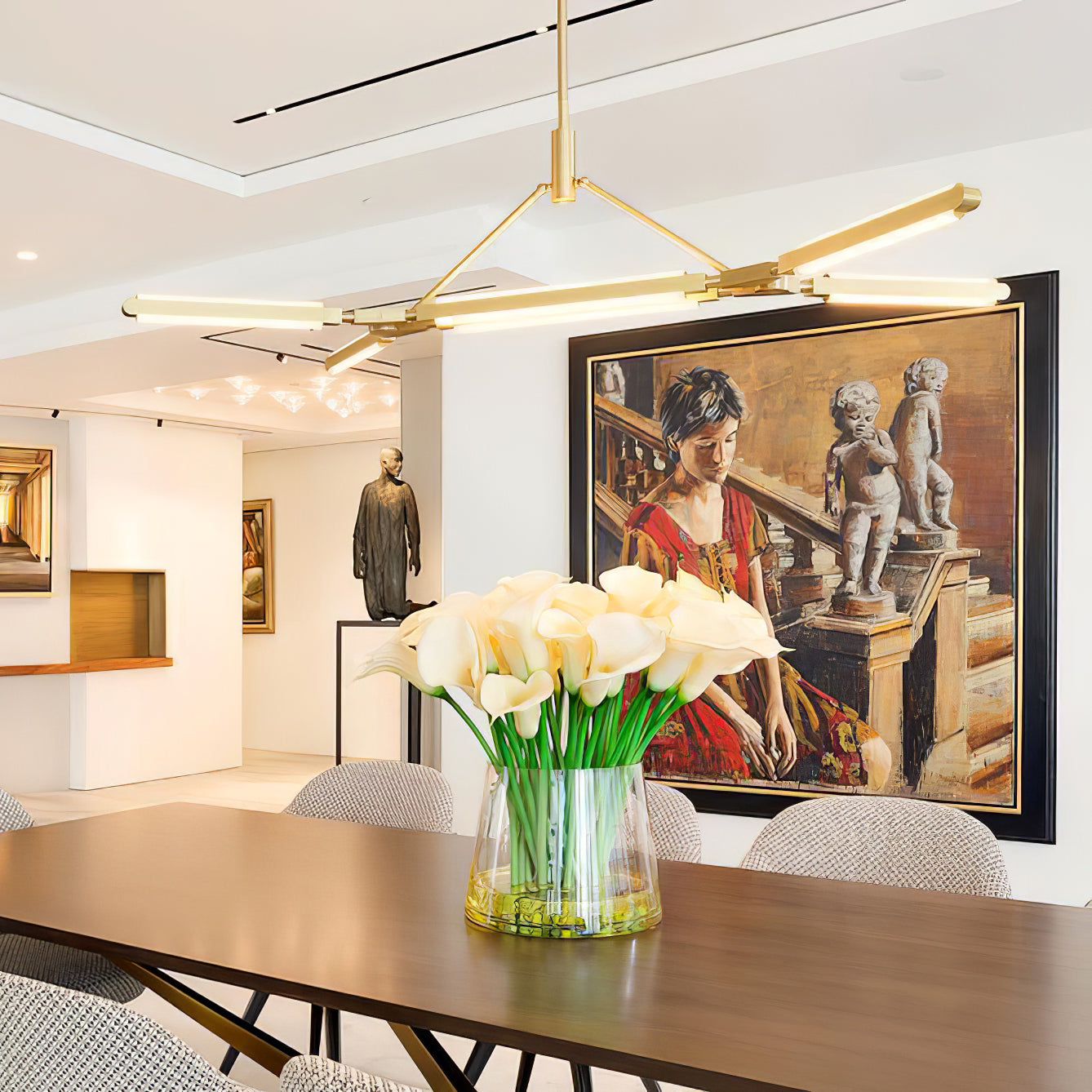 CHARLESTON DAISY CRYSTAL LUMINAIRE