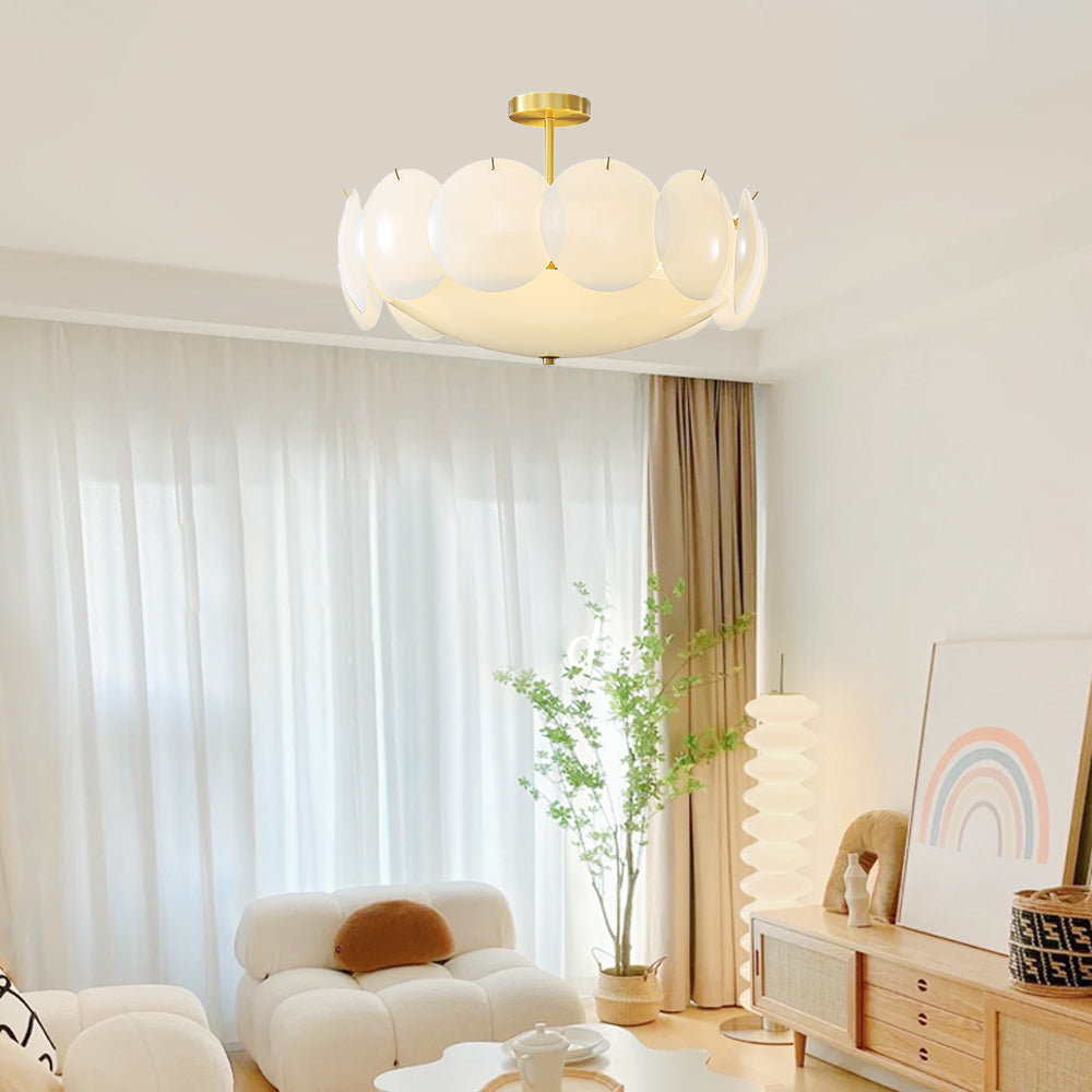 RAVENHURST GEOMETRIC GLASS CEILING ILLUMINATOR