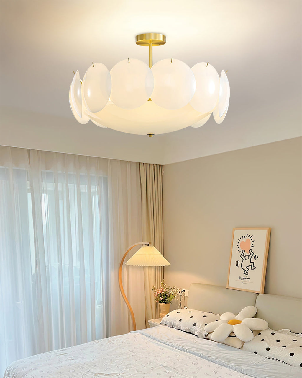 RAVENHURST GEOMETRIC GLASS CEILING ILLUMINATOR