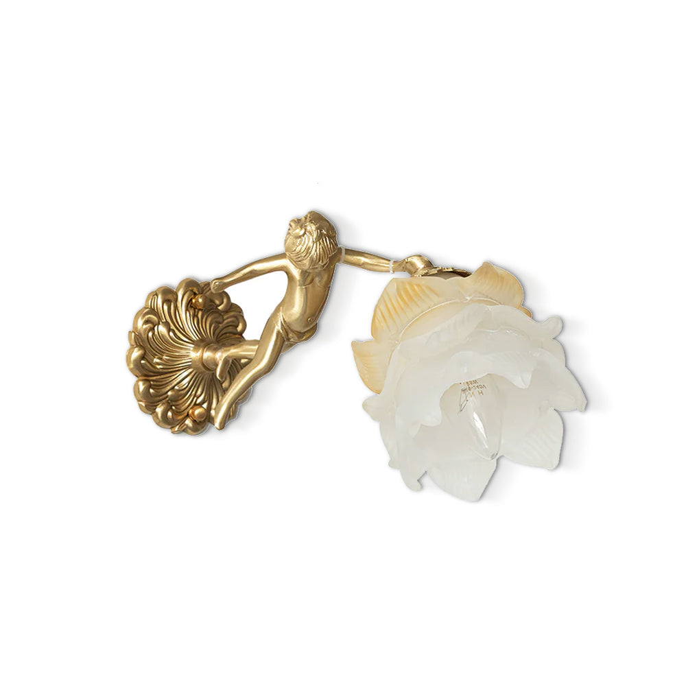 WINDSOR PUTTI BRASS WALL SCONCE