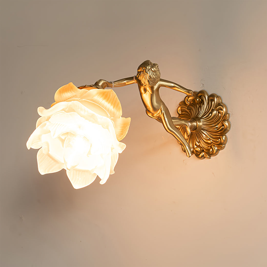 WINDSOR PUTTI BRASS WALL SCONCE