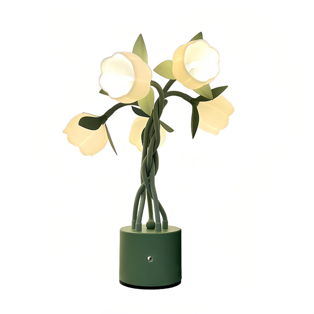 FENWICK VINTAGE GREEN FLEXIBLE STEM LAMP