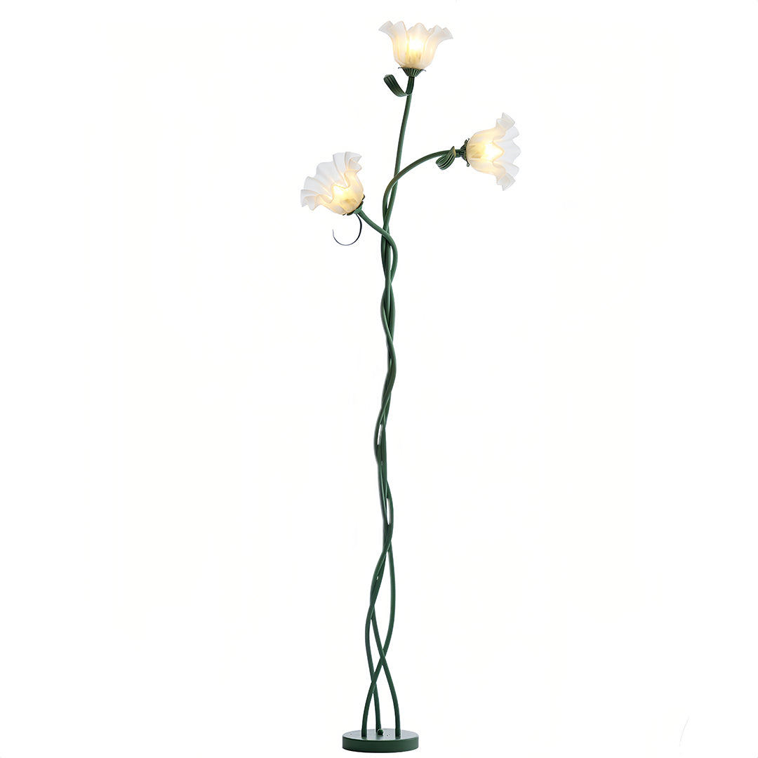 VERDANT VIOLET IRON FLOWER LAMP