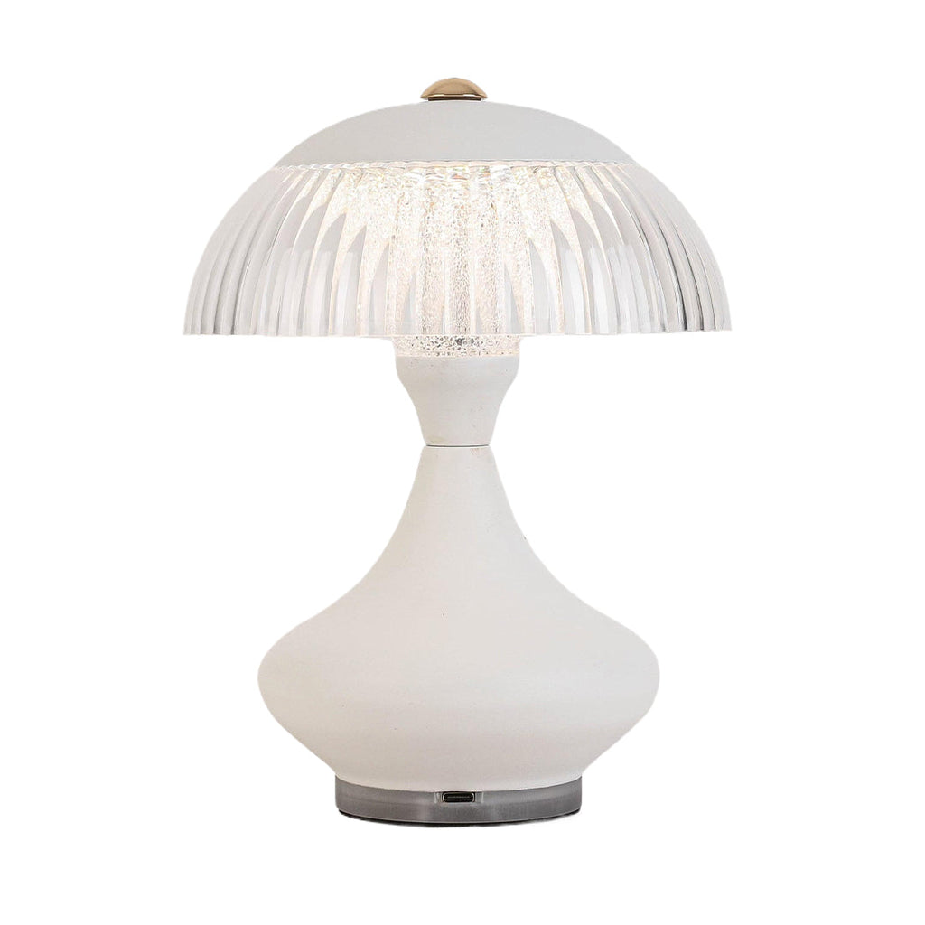 FENTON MODERNIST TABLE LAMP WITH INTEGRATED CHARGER