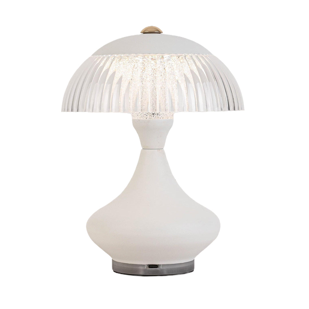 FENTON MODERNIST TABLE LAMP WITH INTEGRATED CHARGER