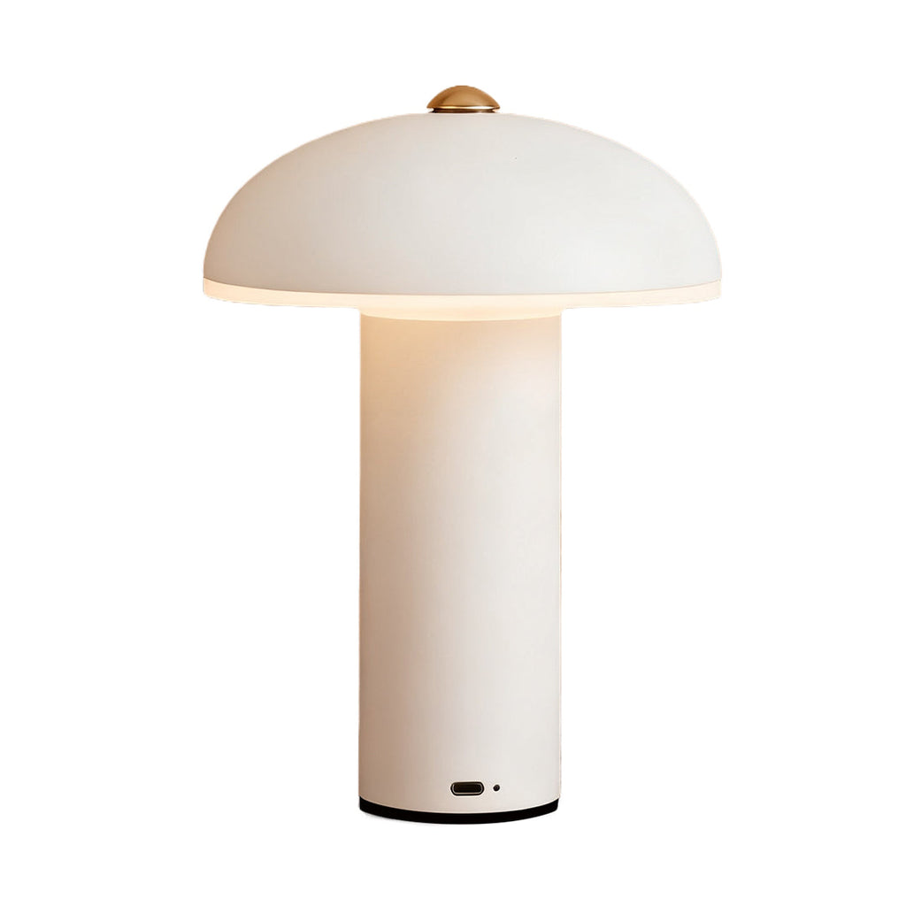 WINTHROP DIMMABLE IRON AND ACRYLIC TABLE LANTERN