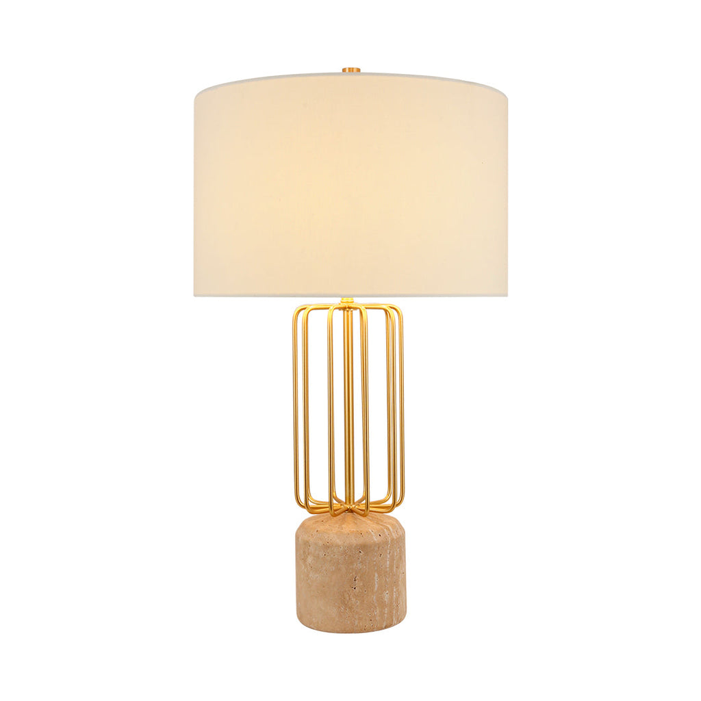 WINTHROP GEOMETRIC METAL TABLE LAMP WITH LED EYE-CARE TECHNOLOGY