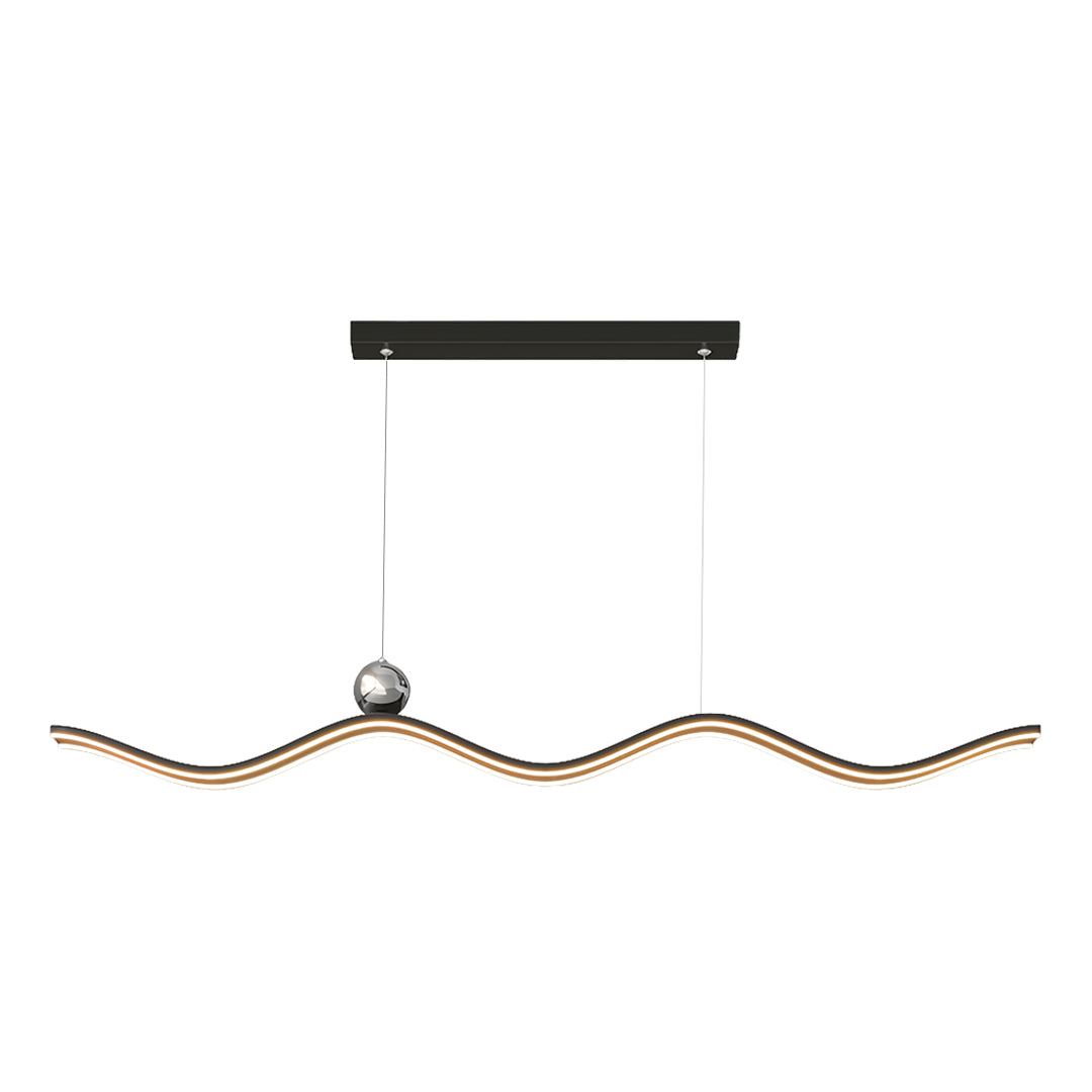 WHITBY WAVE MODERN PENDANT LIGHT