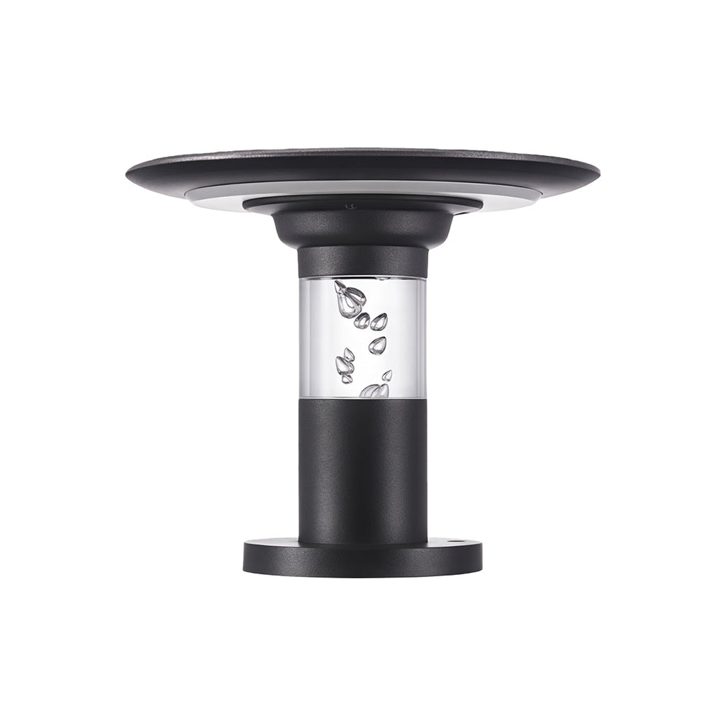 CHARLESTON ALUMINUM SOLAR GARDEN POST LIGHT