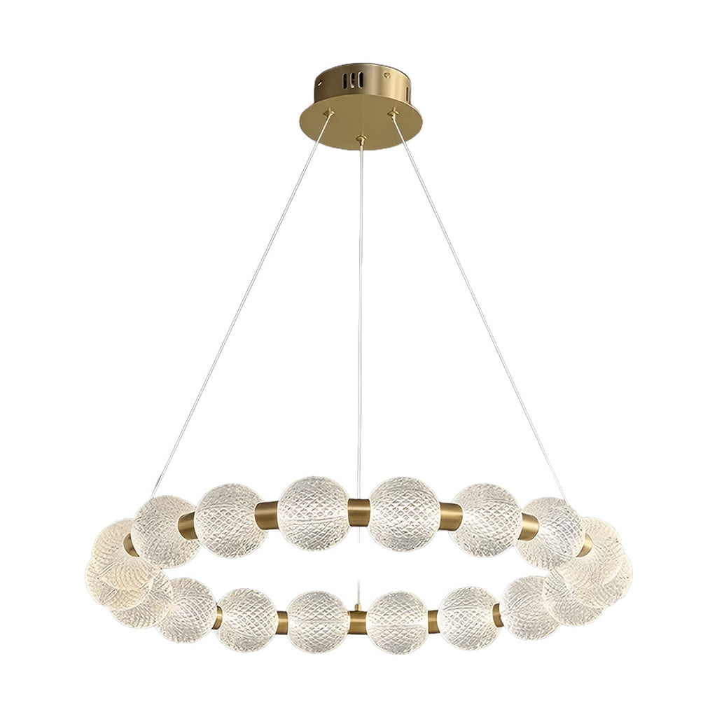FENWICK CRYSTAL GLOBE ISLAND LIGHTING FIXTURE