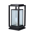 RAVENWOOD SQUARE WEATHERED GLASS GARDEN LANTERN