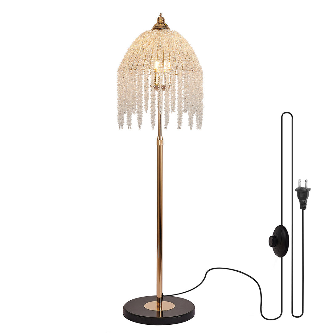 CHARLESTON CRYSTAL ILLUMINATION FLOOR LANTERN