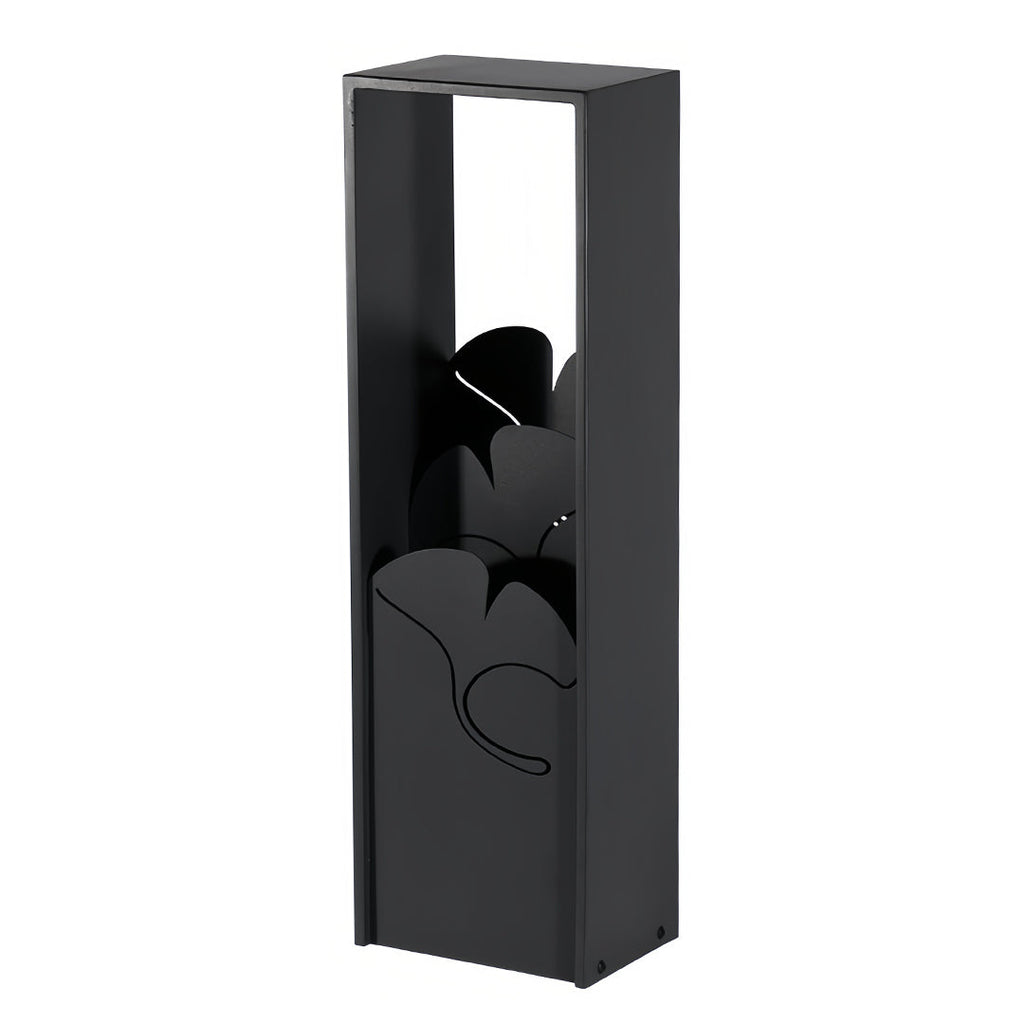 RAVENSWORTH BLACK ARTISANAL OUTDOOR BOLLARD ILLUMINATOR