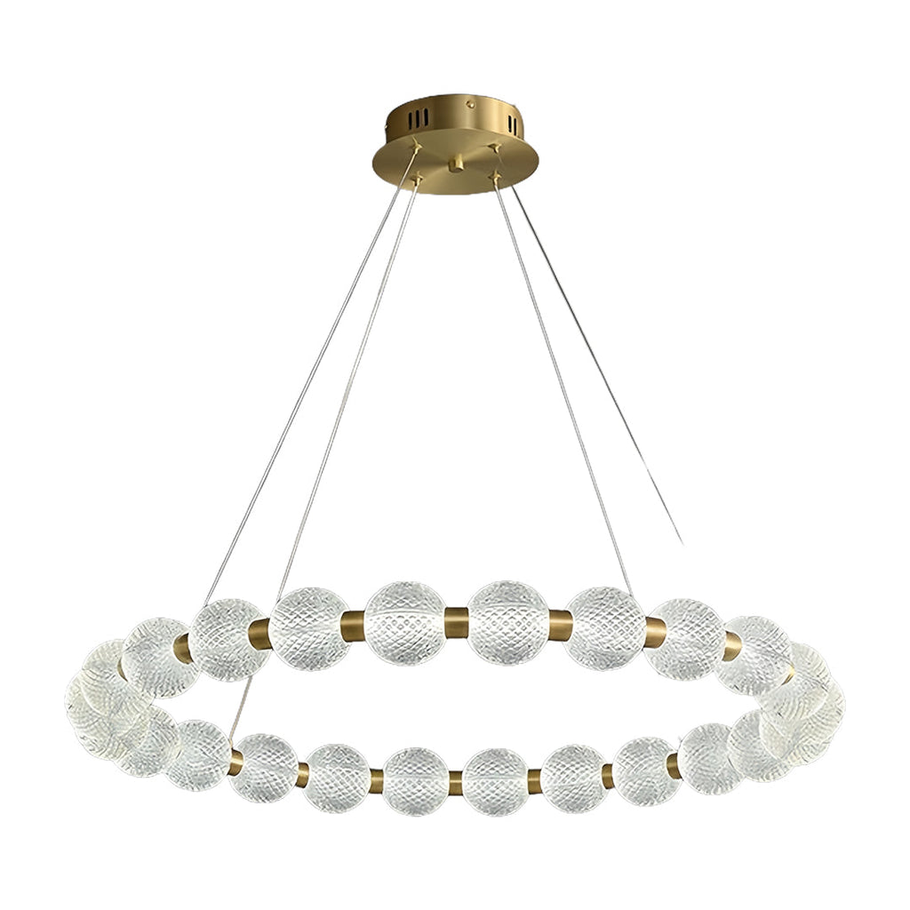 FENWICK CRYSTAL GLOBE ISLAND LIGHTING FIXTURE