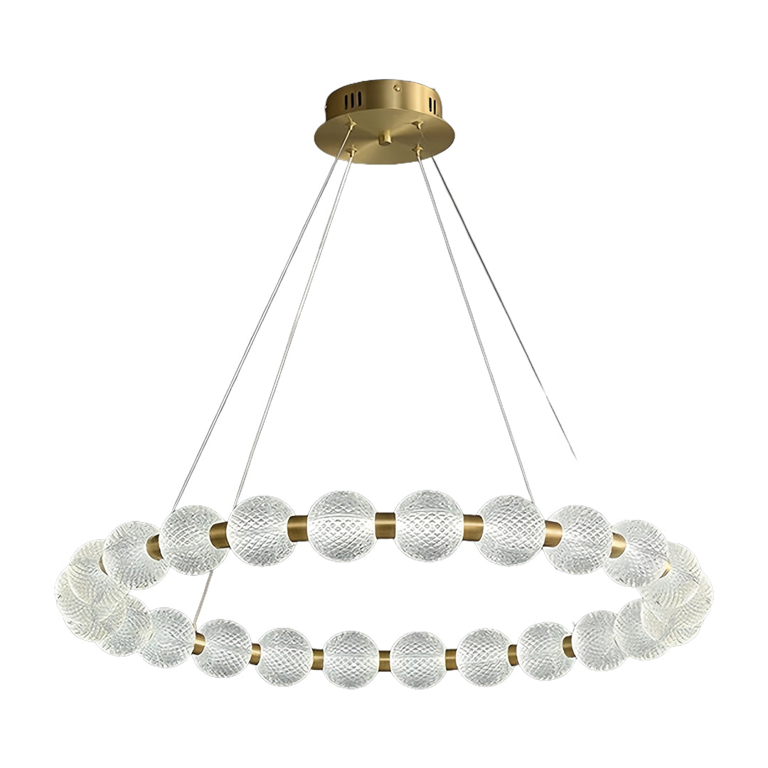 FENWICK CRYSTAL GLOBE ISLAND LIGHTING FIXTURE
