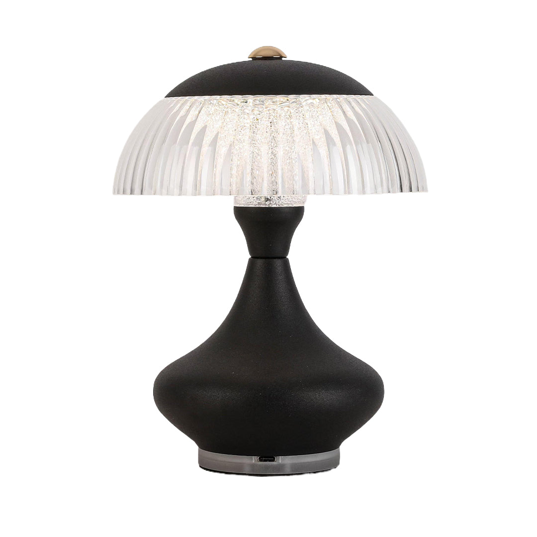 FENTON MODERNIST TABLE LAMP WITH INTEGRATED CHARGER